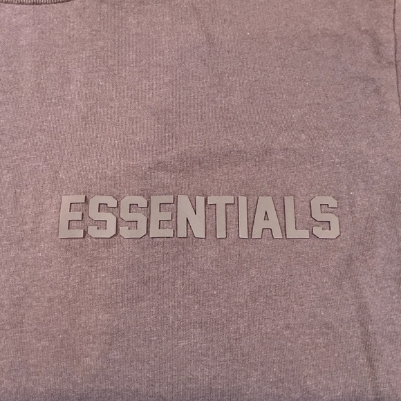 Fear of God Essentials T-Shirt Chocolate Brown Size M - Picture 5 of 9
